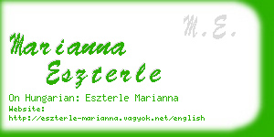 marianna eszterle business card